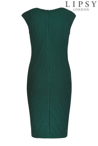 Lipsy Chevron Ripple Bodycon Dress